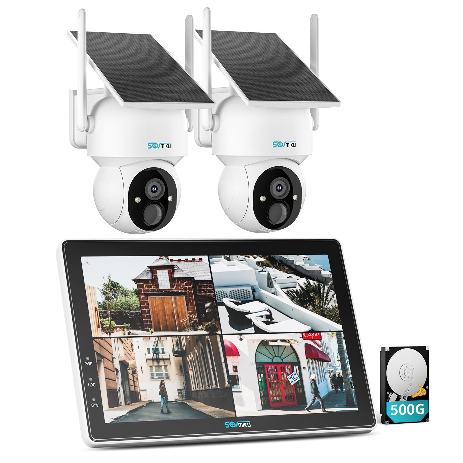 Amazon.co.jp: 【400万画素・ソーラー一体型】SOVMIKU最新型8000mAh